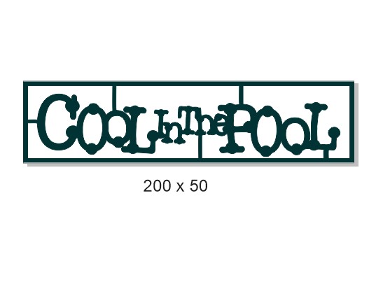Cool in the pool 200 x 50 single packaged min buy 3